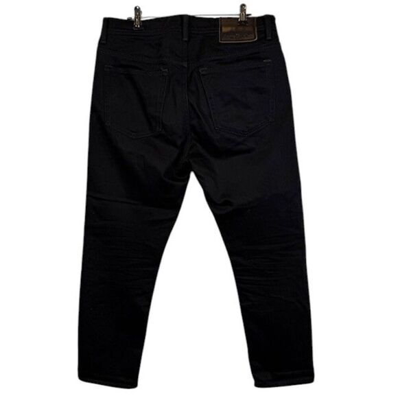 ACNE Studios River Stay Black Men's Cropped Black Stretch Jeans Size 31 - Picture 5 of 13